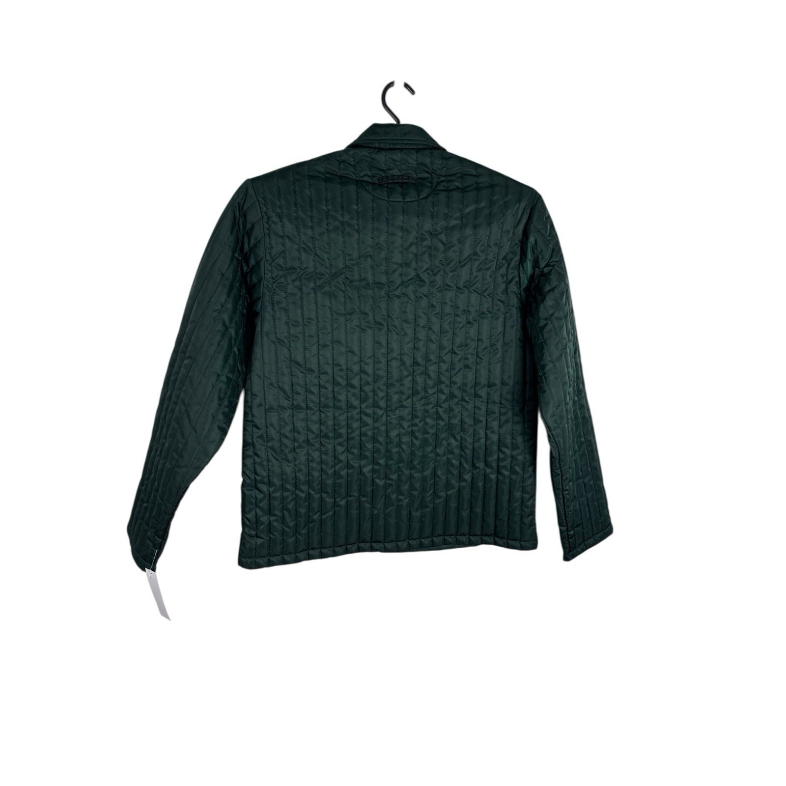 Hudson Men's L Vertical Quilted Snap Jacket Green Nwt — image 3 of 8